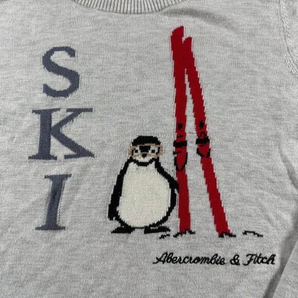 Abercrombie And Fitch Vintage Penguin Ski Sweater Womens Large Winter - Picture 3 of 9